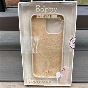 XO Poppy Bermuda Sun NWT iPhone 15 Pro Max Case